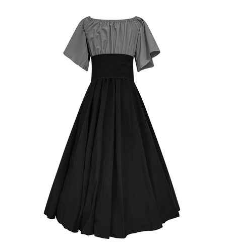 Womens Renaissance Faire Dresses Medieval Irish Traditional plus Size Dresses Ruffle over Dress Corset Retro Cosplay Gown