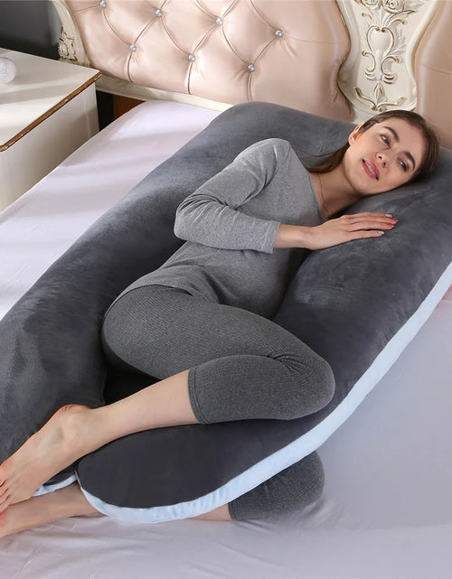 Load image into Gallery viewer, 1.3KG Cotton Pillow for Pregnant Women Pregnancy Pillow Maternity Breastfeeding Pillow Cushion Pregnancy Nursing Pillow
