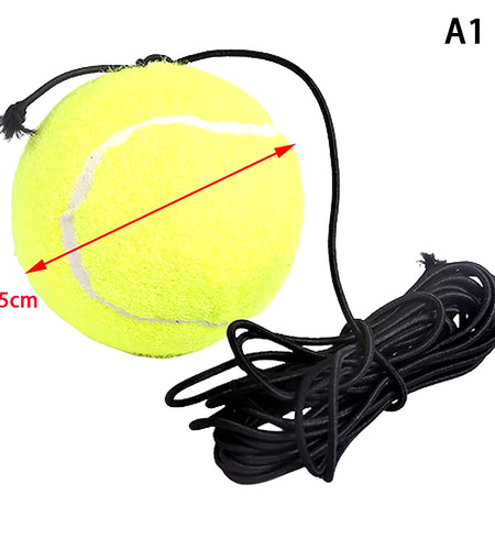 Heavy Duty Tennis Training Aids Base with Elastic Rope Ball Practice Self-Duty Rebound Tennis Trainer Partner Sparring Device