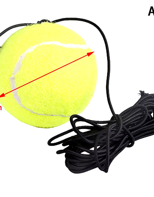 Load image into Gallery viewer, Heavy Duty Tennis Training Aids Base with Elastic Rope Ball Practice Self-Duty Rebound Tennis Trainer Partner Sparring Device
