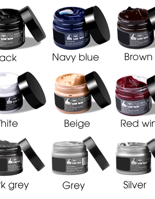 Load image into Gallery viewer, Car Leather Repair Kit Liquid Skin Recoloring Balm No Heat Repair Tool Auto Seat Holes Scratch Cracks Rips Restoration Set Shoes

