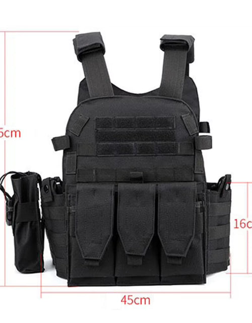 Load image into Gallery viewer, Camouflage Plate Carrier Vest Multi-Functional Paintball Airsoft Vest Adjustable Men Women Combat Equipment for Outdoor Cycling

