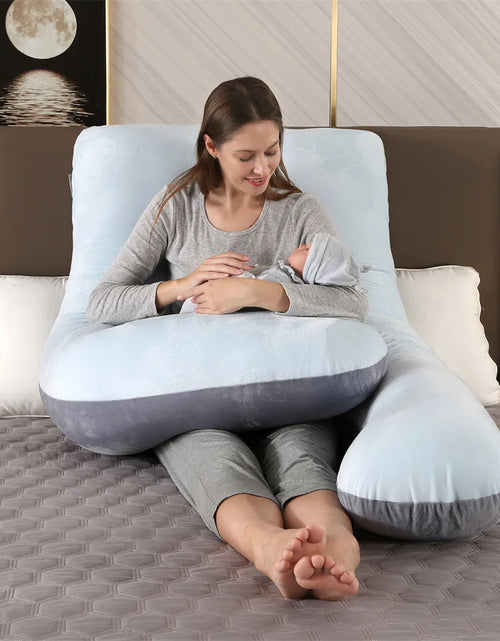 Load image into Gallery viewer, 1.3KG Cotton Pillow for Pregnant Women Pregnancy Pillow Maternity Breastfeeding Pillow Cushion Pregnancy Nursing Pillow
