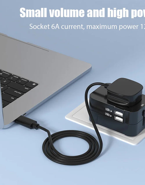 Load image into Gallery viewer, Universal Travel Adapter EU UK US AU AC Power Charger Adapter Outlet Converter Socket Plug Adaptor Connector with Dual USB Port
