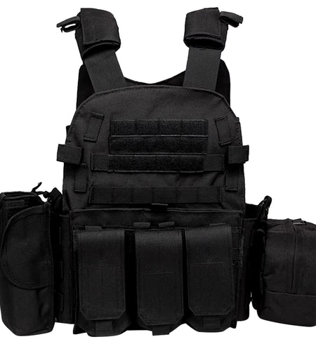 Camouflage Plate Carrier Vest Multi-Functional Paintball Airsoft Vest Adjustable Men Women Combat Equipment for Outdoor Cycling