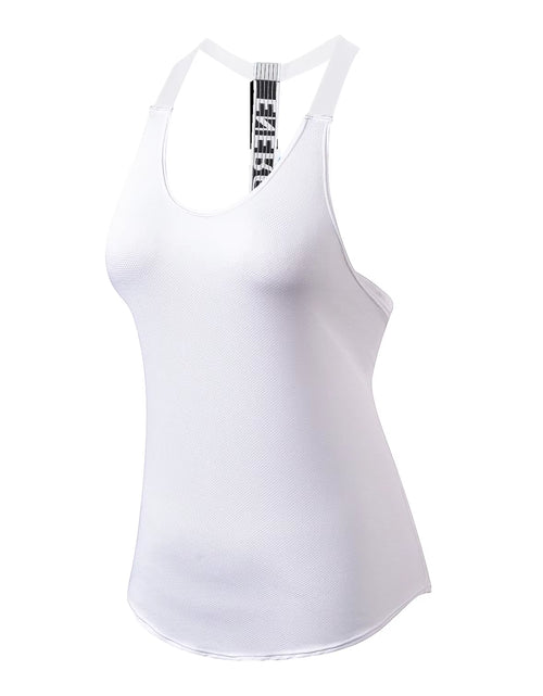 Load image into Gallery viewer, Gym Top Black Sleeveless Yoga Top Gym Women Shirt Fitness T-Shirts Dry Workout Tops Sports Tops Gym Women Backless Shirt
