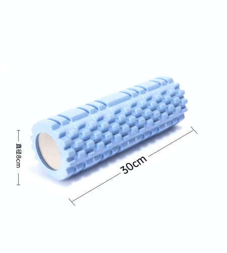 30Cm Yoga Column Foam Fitness Muscle Training Pilates Sports Massage Foam Roller Grid Trigger Point Therapy Home Gym Exercise
