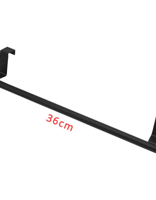 Load image into Gallery viewer, Towel Rod Steel Metal Wire over Cabinet Towel Rack Storage Organizer Bathroom Door Hanging Towel Rack Punch-Free Rag Hanger
