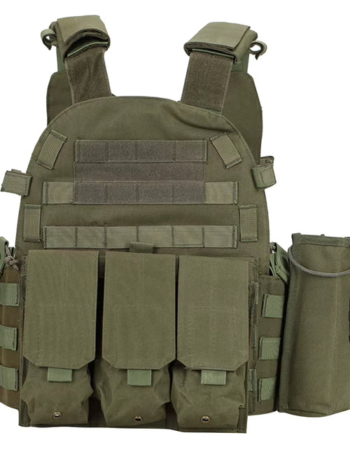 Load image into Gallery viewer, Camouflage Plate Carrier Vest Multi-Functional Paintball Airsoft Vest Adjustable Men Women Combat Equipment for Outdoor Cycling
